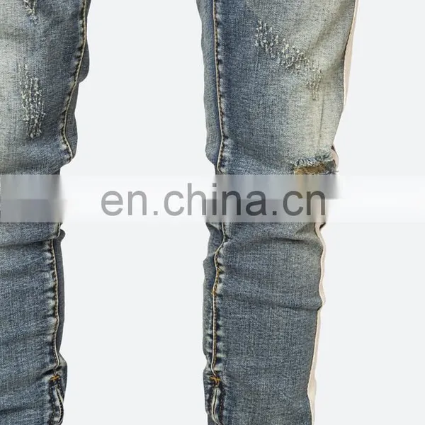 DiZNEW CHINA WHOLESALE SLIM FIT STRIPE CHEAP JEANS FOR MEN photo-7