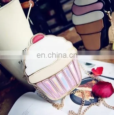 Casual Women's Bag 2018 New Food Series Hamburger Fries Popcorn One-shoulder Diagonal Chain Small Bag Trend photo-2
