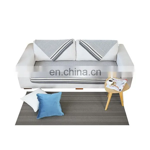 Plain Style Large Sofa Throws Covers Knitting Fitted Sofa Cover With Cotton Laciness photo-6