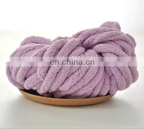 Chunky Chenille Yarn 100%polyester Yarn photo-6