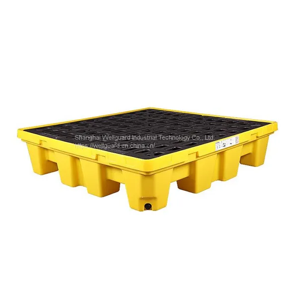 Manufacuture Supplier Polyethylene Drum Plastic Spill Pallet Spill Deck for Chemical Storage