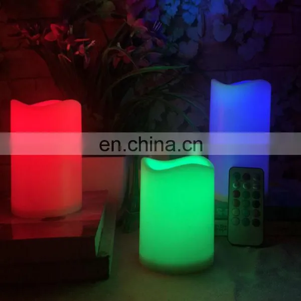 ABS Material Factory Offered Remote Control Battery Operated Tea Lights Led Flameless Pillar Candle photo-5