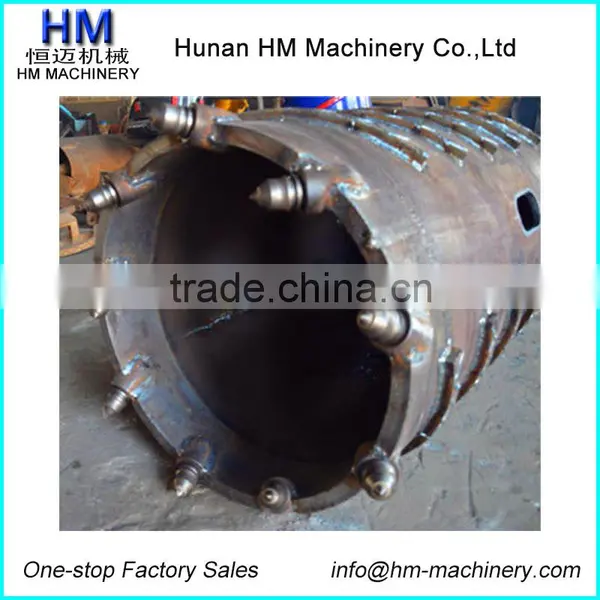 Core Barrel With Round Shank Chisel Teeth For Bauer Rotary Drilling Rig photo-2