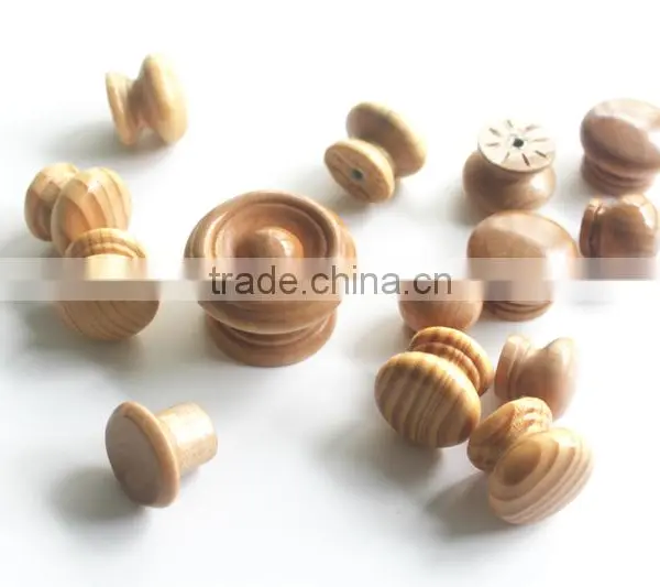 Decorative Morden Furniture Knob Round Wooden Furniture Knob Supplier