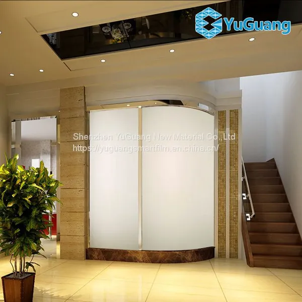 PDLC Self Adhesive Smart Film Tint Smart Intelligent Privacy Switchable Glass for Hotel Bathroom Window Door photo-2