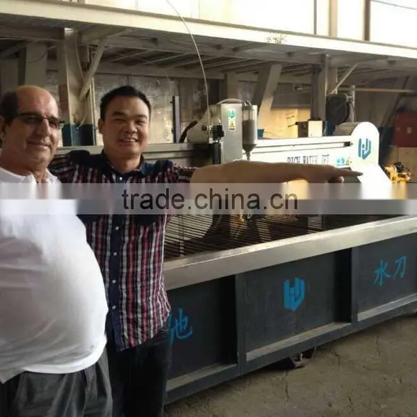 China Competitive Price 5 Axis Cnc Water Jet Cutting Marble Machine photo-6