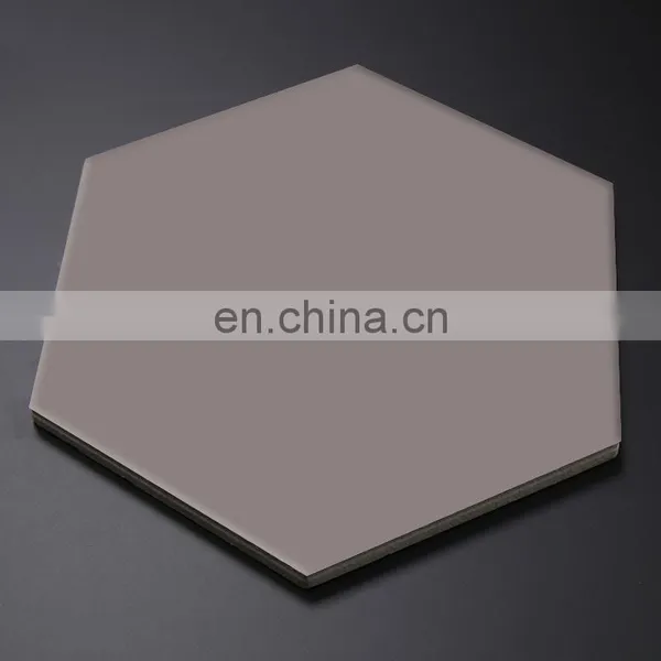 Color Hexagonal Kitchen and Bathroom Black and White Gray Non-slip Balcony Ceramic Tiles photo-5