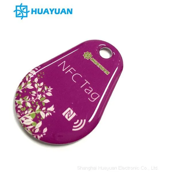 Door Access Control Plastic 13.56MHz RFID NFC Chip Epoxy Keytag photo-4