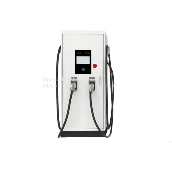 120KW DC Fast EV Charger With Two Connectors for Car Charging Station