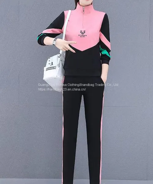 Spring And Autumn 2022 New Women's Fashion Casual Slimming Western-Style Age-Reducing Temperament Sportswear Suit Women photo-5