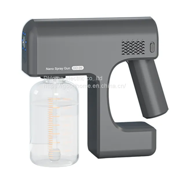 Wireless Handheld Nanatomizer Human Sensing Atomizer Home Hotel Automatic Blue Light Disinfection Sprayer(wechat:13510231336)
