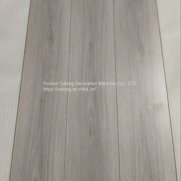 Wholesale Laminate Flooring Gray Laminate Flooring 9mm Engineering Floor Oak Grain Shop Floor