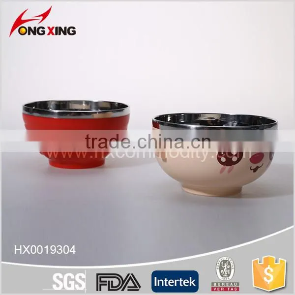 Lovely Cartoon Design Round Shape Stainless Steel Bowl Supplier's Choice photo-4