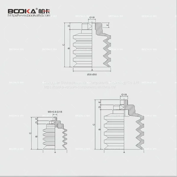 4.5Bellows Vaccum Suction Cup Vacuum Sucker Vacuum System Accessories Pneumatic Components photo-2