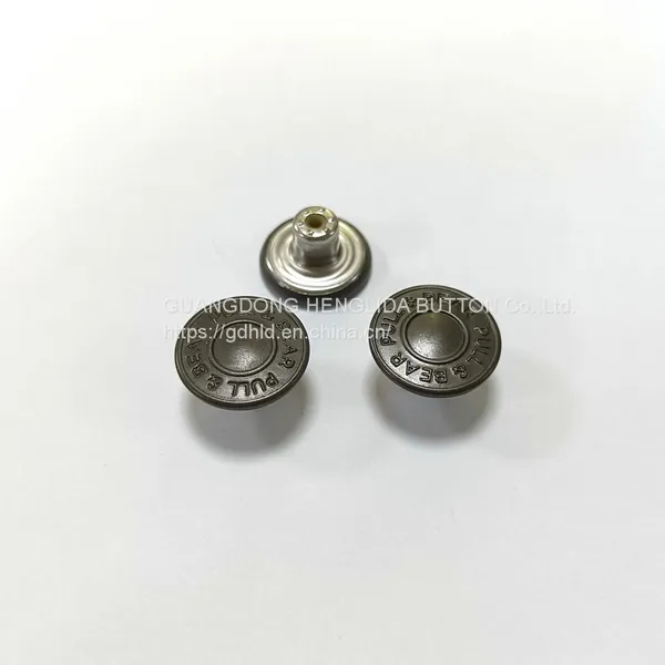 2023 Customized Wholesale Plating Brass Cowboy Button Jeans Buttons for Jeans Clothing photo-4