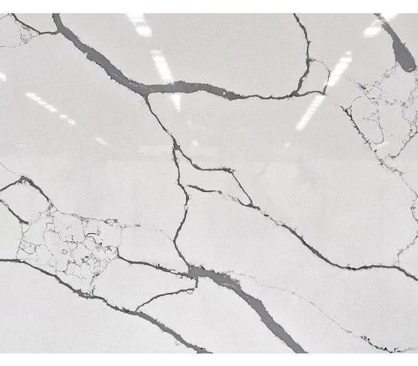 Code：1388，Calacatta Artificial Stone Quartz Slab Kitchen Countertops photo-2