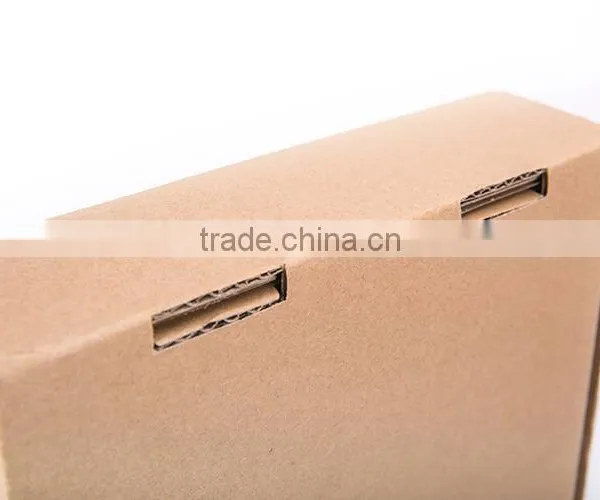 Recycled Cardboard Folding 130gsm Brown Kraft Paper Box for Shipping Quality Choice photo-3