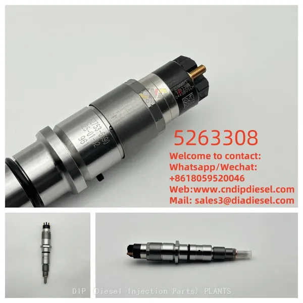 5263308 Diesel Original Fuel Cummins Injector 5263308PX Engine Commonrail Parts