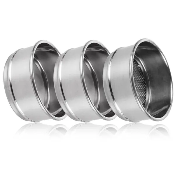 Metal Sieve Used for Separating and Crushing Lumps in Dry Ingredients Such As Flour photo-3
