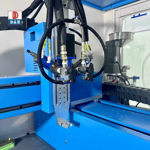 Vision Capturing System AB Resin Adhesive Dispensing System Ensures Void-free Potting for Sensitive Electronics Manufacturing. photo-4