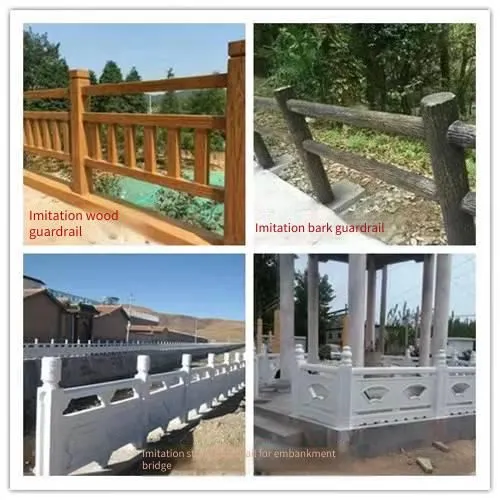 Cement Wood Imitation Railing Molds, Used for Scenic Area Fence Decoration, Meeting the Outdoor Protection and Decoration Needs of Municipal Roads, Scenic Area Plank Roads, Etc. photo-2