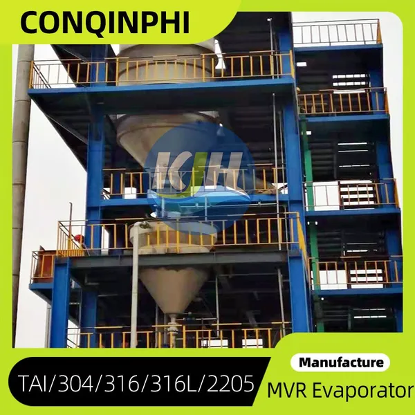 Chemical Plant Wastewater Treatment MVR Evaporator for High Salinity Brine Concentration photo-3
