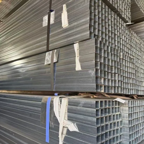 80 Micron Hot Dip Galvanized Steel Pipe Project Specified Zinc Coating Gi Square Tubing for Utility Scale Solar Mounting photo-5
