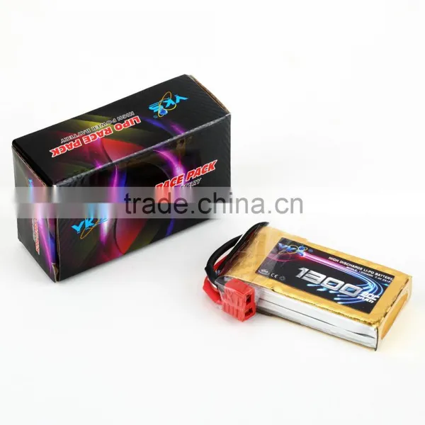 YKS 7.4V 1300MAH 20C Lipo Battery Pack Akku For Drone Copter