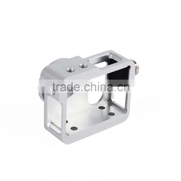 Silver Metal CNC Aluminium Protective Case Shell for Hero4 HERO3+ photo-3