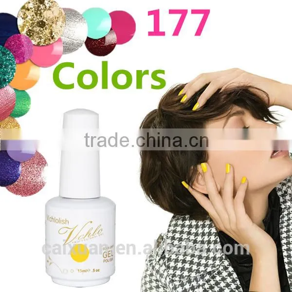 2015 OEM/ODM Summer Long Lasting Soak Off Nail Gel Polish 177Colors photo-6
