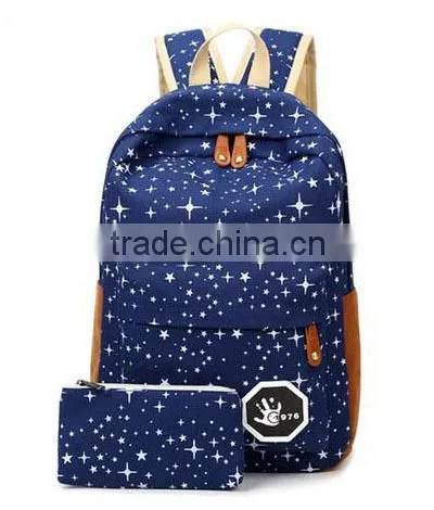 2016 Hot Sale Canvas Women Backpack Big Capacity School Bags For Teenagers Printing Backpacks For Girls Mochila Escolar photo-2