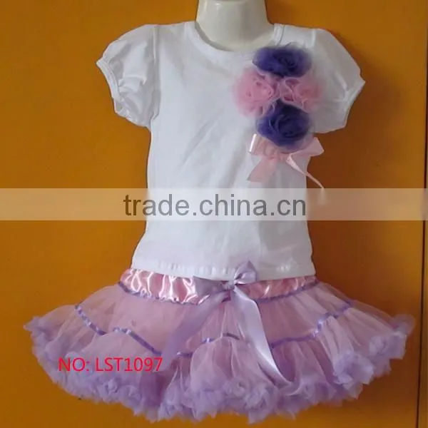 Rainbow Kids Outfit Fancy Costume Children Pettiskirt Sets Whosale Toddle Tutu Suits Easter Clothing Tutus photo-5
