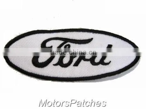 ford motor patches logo Gray
