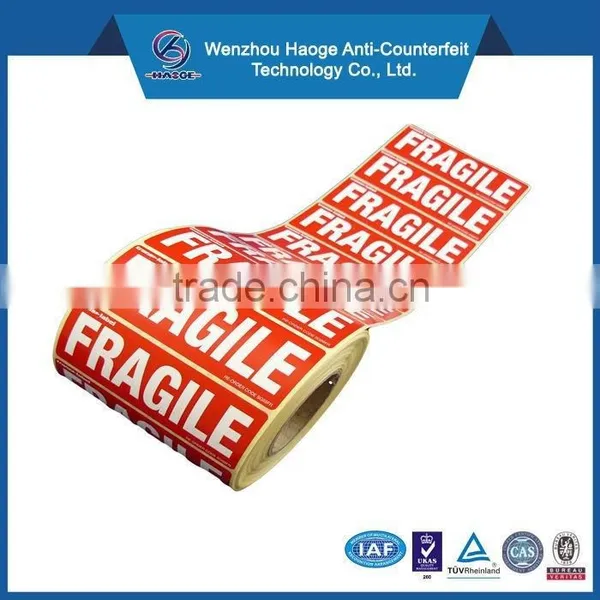 Fragile Sticker,Adhesive Fragile Shipping Sticker,Ultra Destructible Vinyl Fragile Labels photo-2