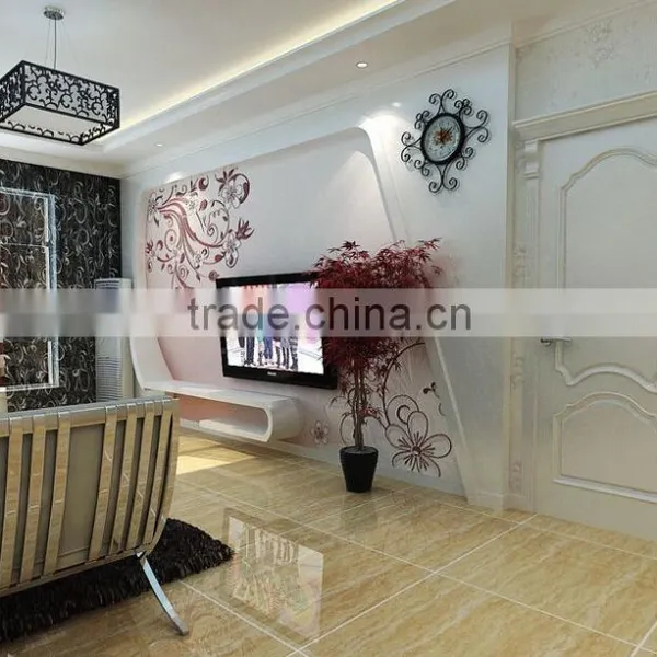 2016 Botton Price for Diamond Shaped 3D Printing Glass for tv Background Wall photo-2
