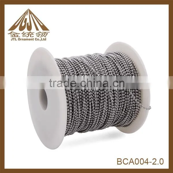 High Quality Nice Silver Color Metal Round Ball Chain photo-4