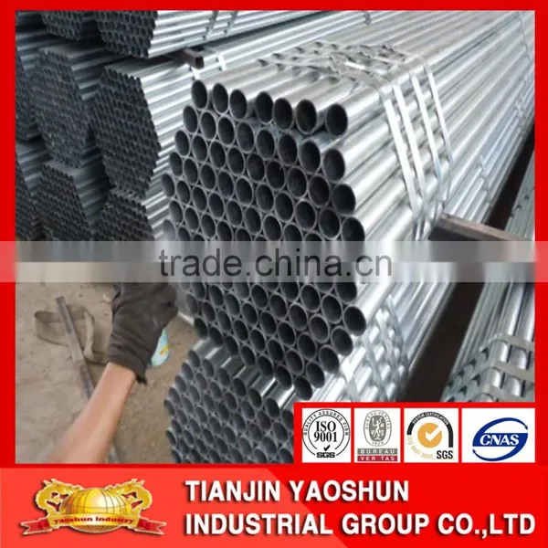 Hot Dipped Galvanized Round Steel Pipe / Hot Dipped gi Steel Pipe YAOSHUN photo-4