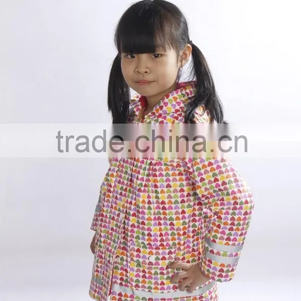 2015 ODM New Fashion Design Girls pu Rain Jacket photo-6
