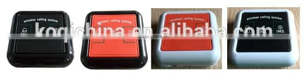 Wireless Waiter Call Button System 12V 433 MHZ Waiter Buzzer Customized Table Food Waiter Restaurant Call Bell K-2000C+K-F3-BB photo-6