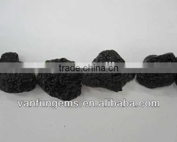 Natural Loose Gemstone Nugget Tekite Nugget Beads for Jewelry and Decoration photo-2