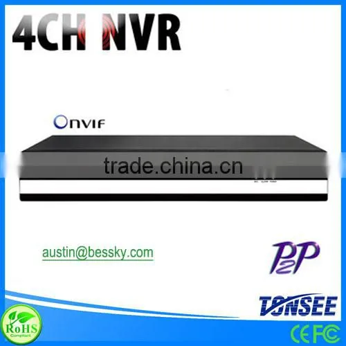 Hot Sale 4CH POE H.264 NVR IP Camera photo-2