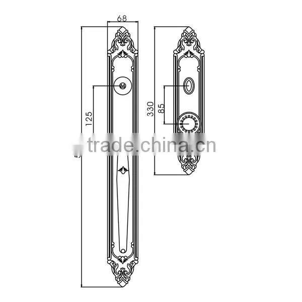 AD8611 PVD Handle Lock photo-2