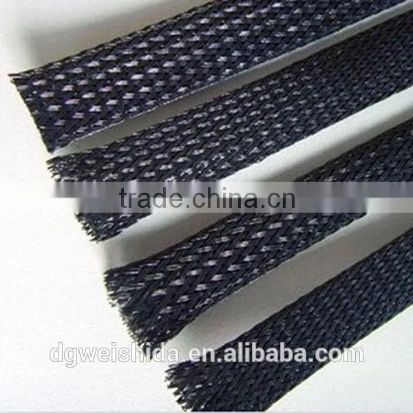 Plastic Nylon Braided Sleeve for Wire Decoration