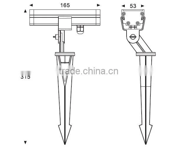 6W Factory Price Aluminum Alloy LED Lights for Garden photo-2