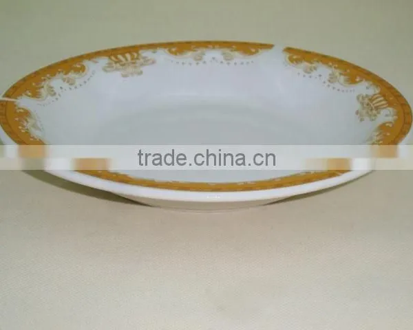 Cheap Porcelain Edge Fold Dinner Plate for India and Africa Market photo-4