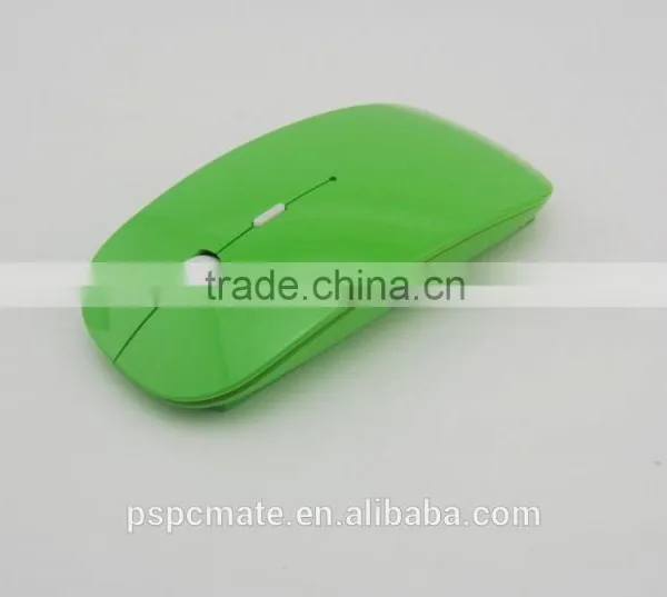 Wireless 2.4G USB Receiver Super Slim Adjustable DIP Rechargeable Wireless Mouse With Black Gift Box photo-5