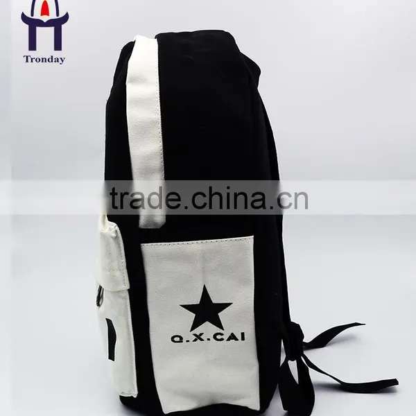 Wholesale Fashion Promotional Canvas Backpack ,leisure Sports Backpack photo-3