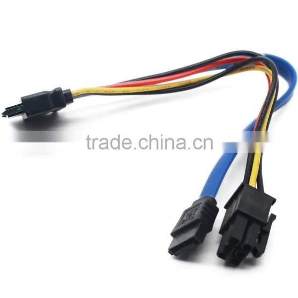 SATA22P To 7Pin +4Pin Power Cable,sata Hard Disk Cable photo-3