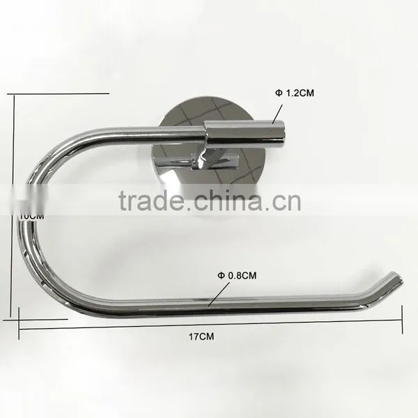 Modern Round Chrome Wall Mounted Towel Rack Holder Towel Ring Bathroom Hardware Bath Accessories photo-3