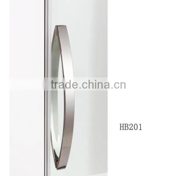 European Style CE China Supplier Wall Liner Round Coner Girls Bathroom Shower Door photo-4